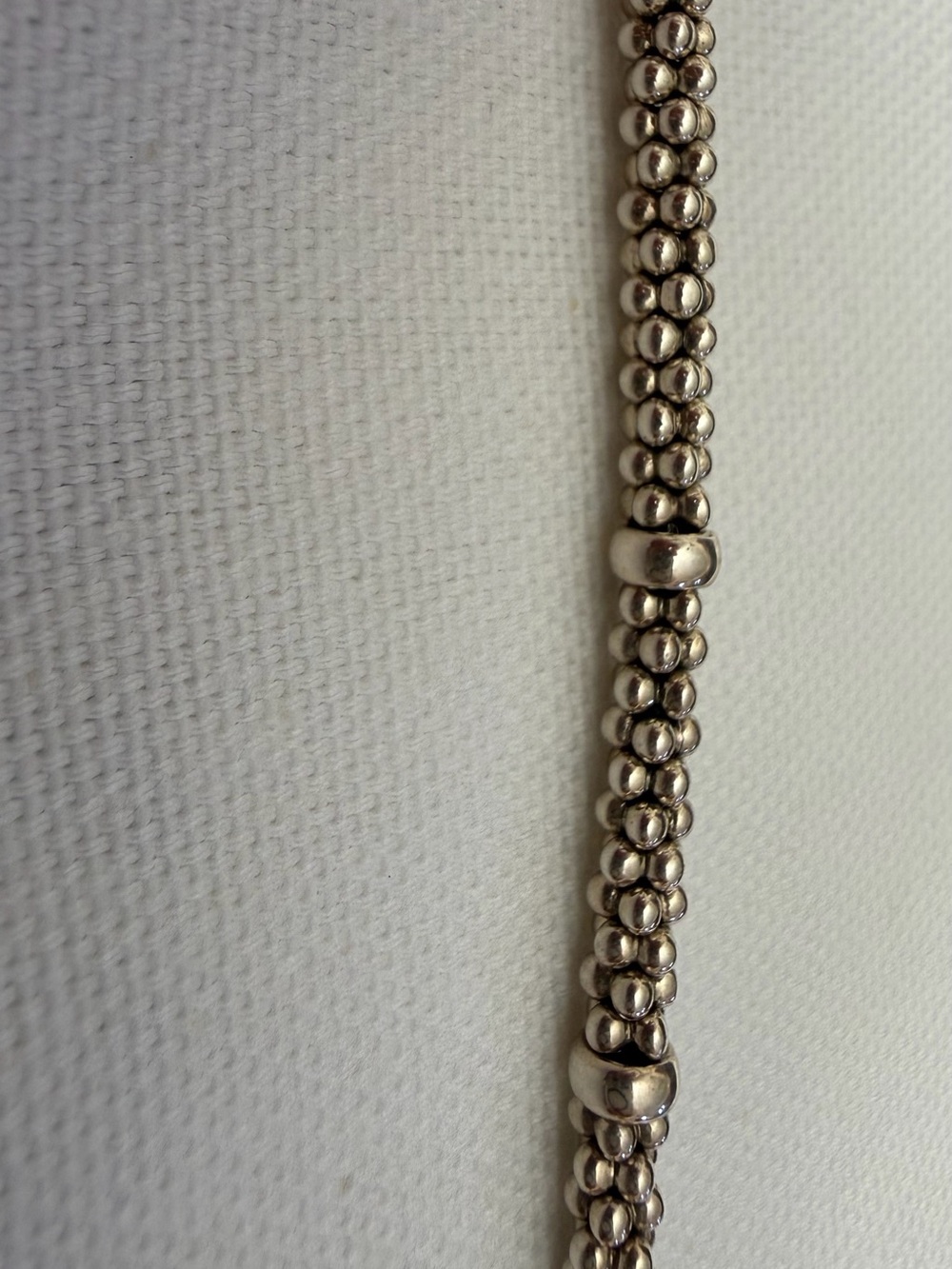 LAGOS Sterling Silver Caviar Bracelet 5mm - Picture 8 of 9